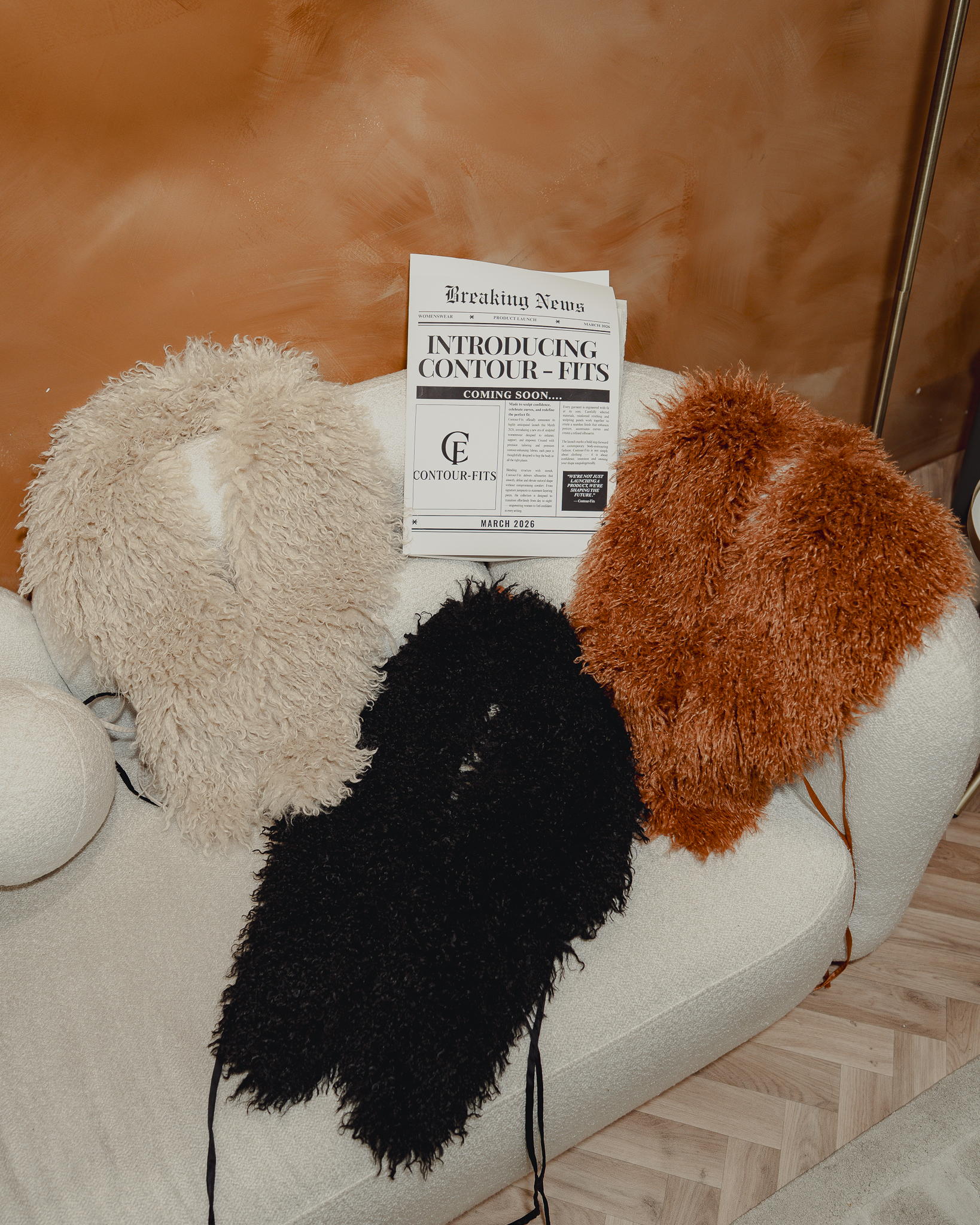 mongolian fur vest for women luxury outfit